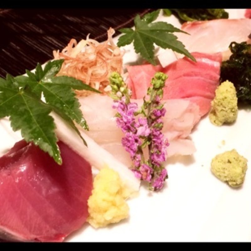 お造り盛り合せ(蕎麦割烹 倉田)