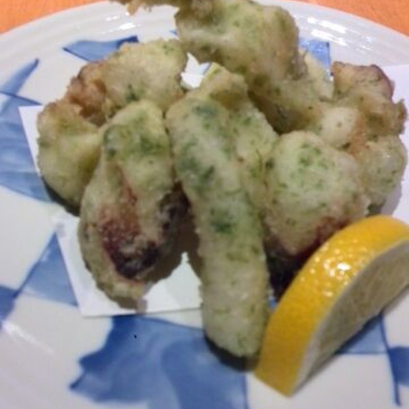 いかゲソ磯辺唐揚げ(築地玉寿司 晴海通り店)