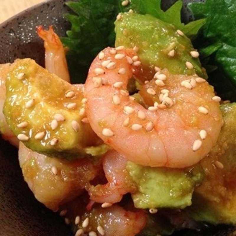 エビとアボカドの和え物(六魂酒場 ばらや )