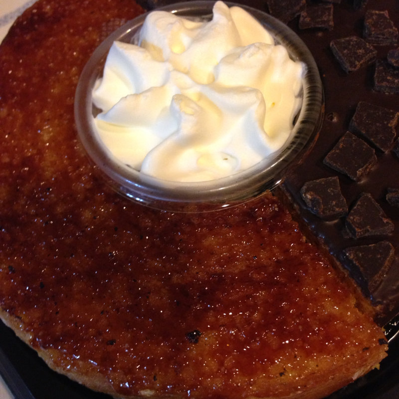 生ブリュレ＆生チョコチップのハーフ＆ハーフ(PABLO なんばCITY店 （パブロ）)