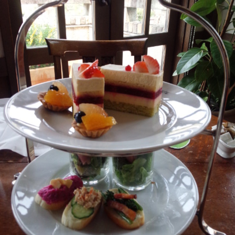 アフタヌーンティーセット(たねや 彦根美濠の舎)