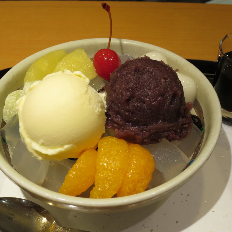 クリームあんみつ(京・茶房 TSURU )