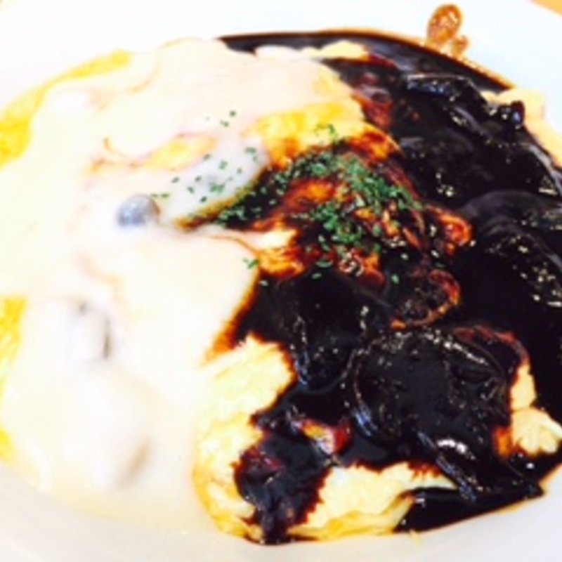 ハヤシキノコオムライス(神田たまごけん 東池袋店)