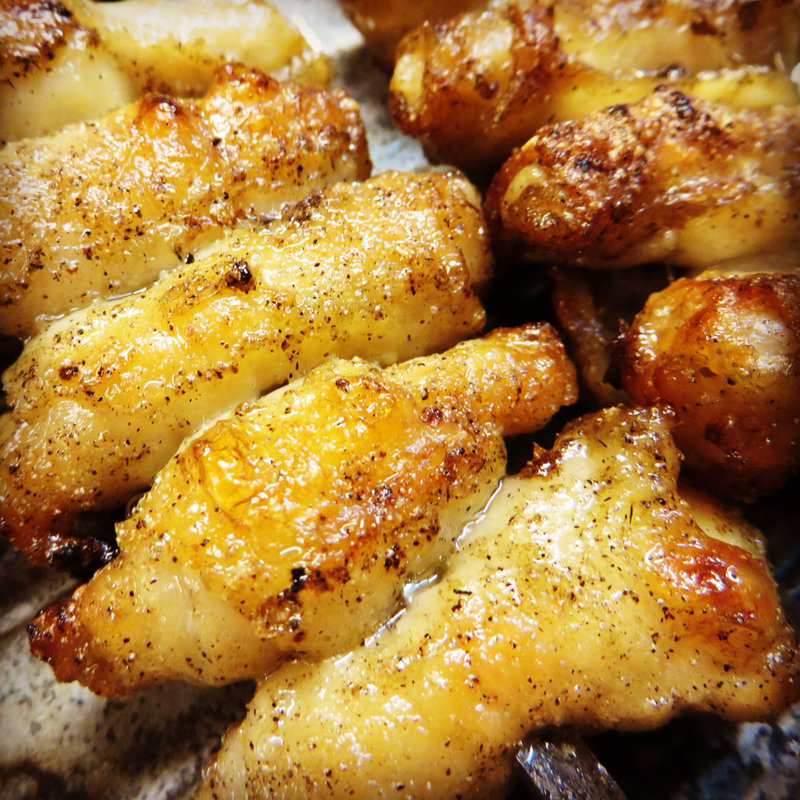 とり皮(炭火やきとりZen)