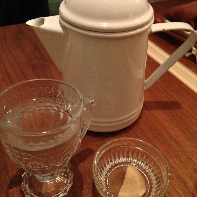 お白湯と自家製オーガニック生姜ピクルス(クレセーラ （CRECELA）)