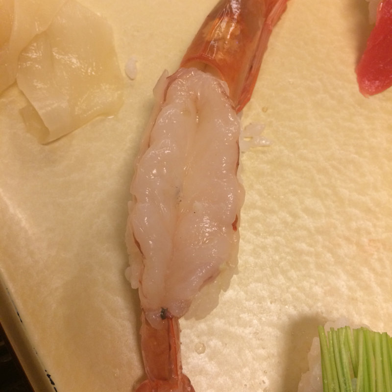 特大赤エビ(すしざんまい 新橋店 )