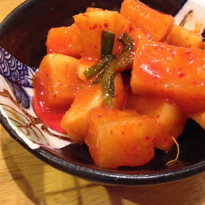 大根キムチ(焼肉 松竹園)