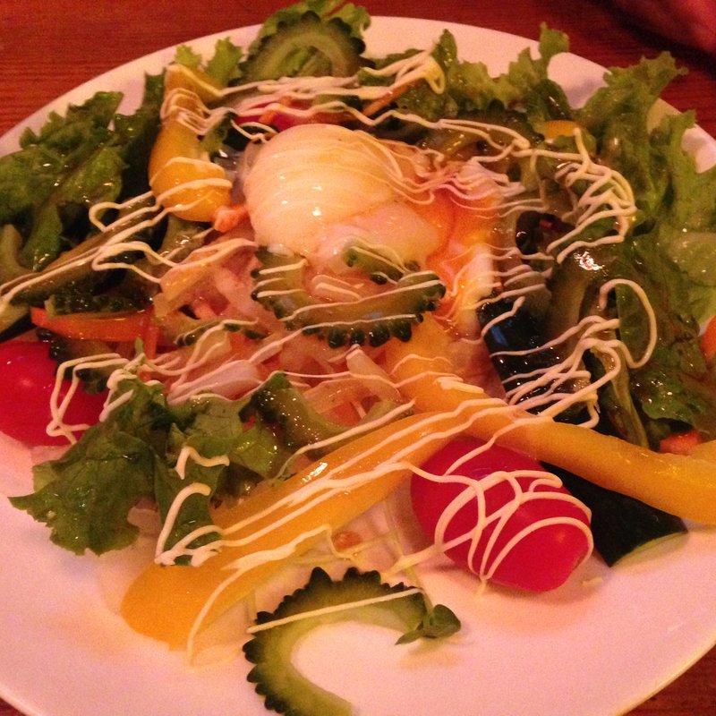 ゴーヤサラダ(庭鳥)