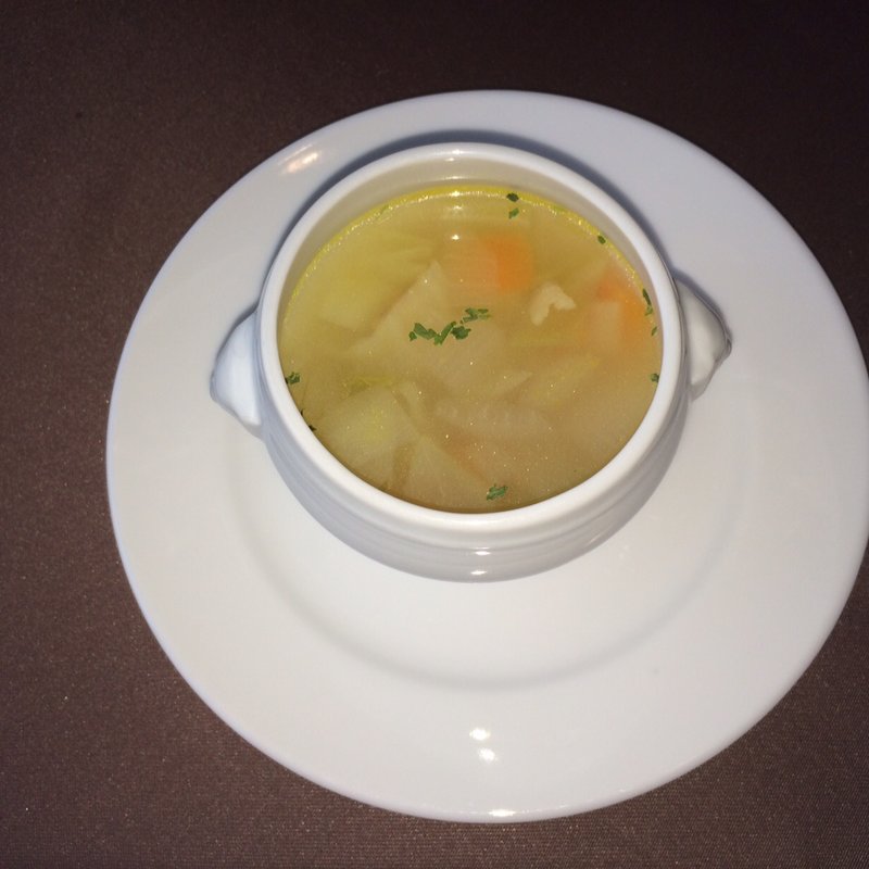 野菜入りブイヨンスープ(バーベキューハウス The Grill )