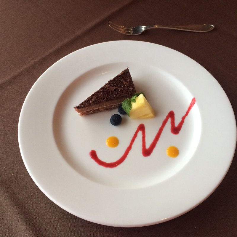 チョコレートケーキ(バーベキューハウス The Grill )