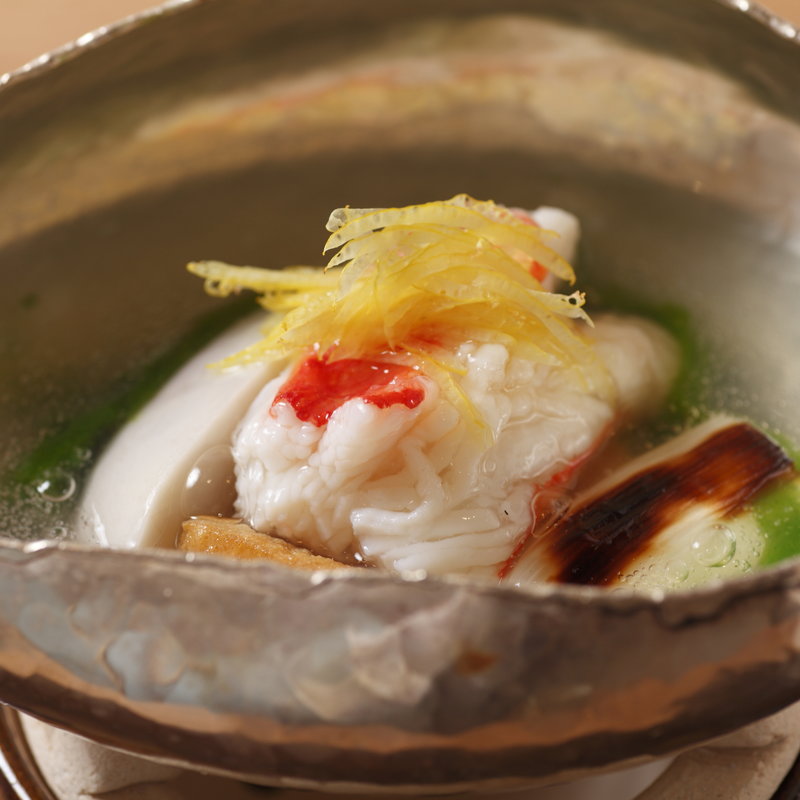 鱧をふんだんに使用したコース(白虹)