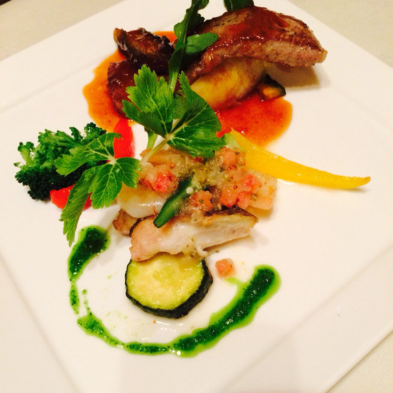 ステーキとお魚のランチ(Seasonal Dining RIB)