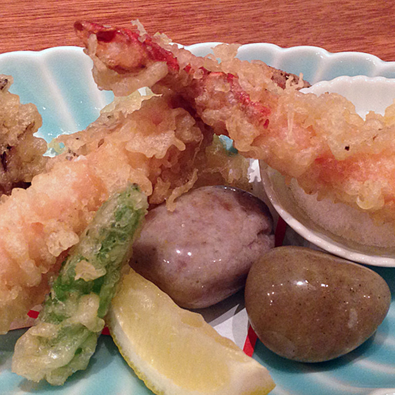 ずわい蟹の天ぷら(北海道料理 札幌銀鱗 ラゾーナ川崎店)