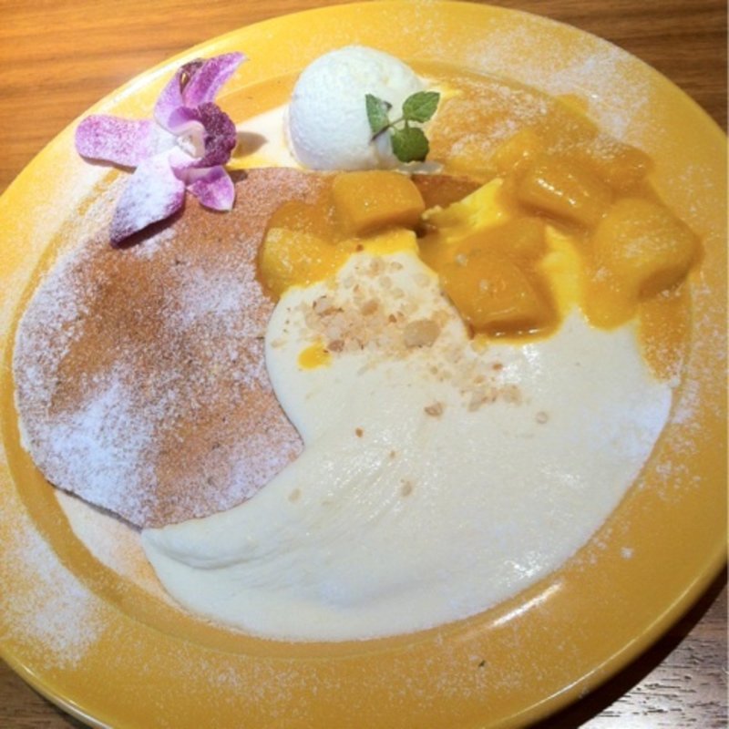 ハワイアンパンケーキ　マンゴー(アロハテーブル 中目黒)
