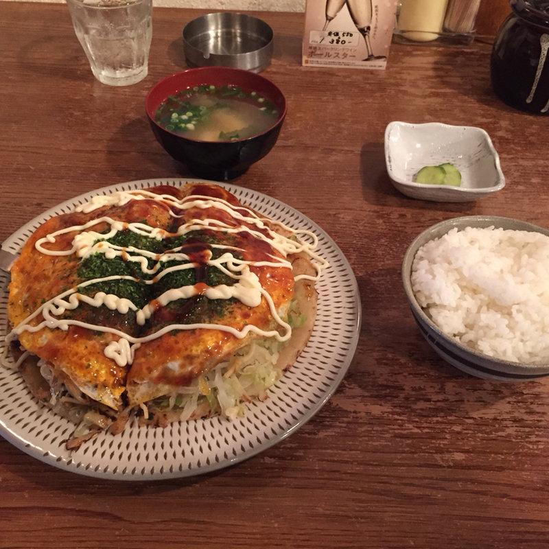 ポテチー玉(麺、キャベツ、もやし、卵、ポテトサラダチーズ)(TABO 西新店 （ターボー）)