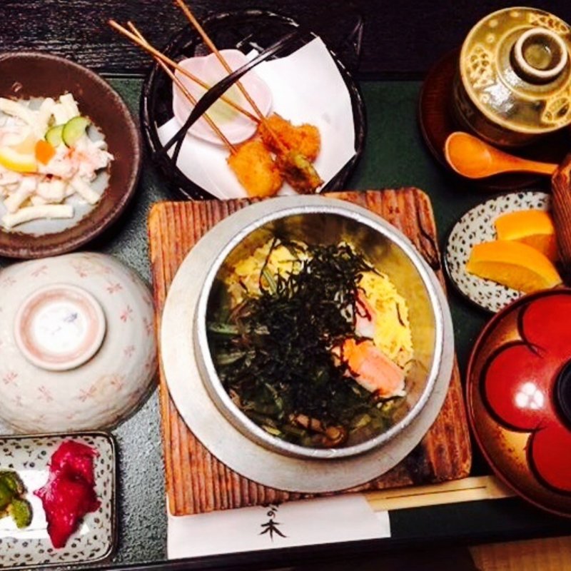 釜めし膳（かに）(創作茶屋 まきの木 )