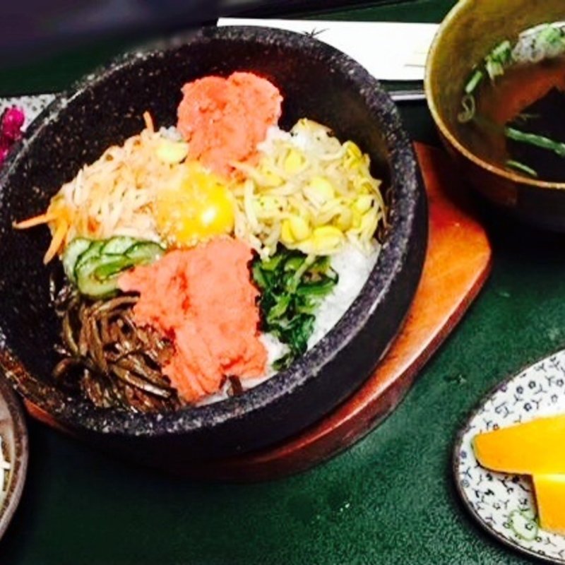 石焼膳 明太子入り(創作茶屋 まきの木 )