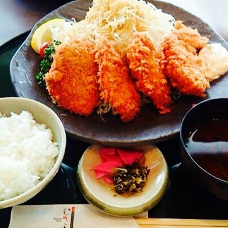 ミックスかつ定食(むさし )