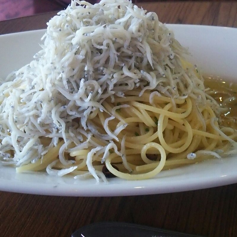 シラスたっぷりペペロンチーノ(マカロニ市場 相模原店)