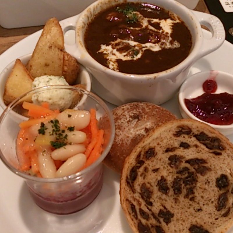 ビーフシチュープレート(オスロコーヒー 白金台店)