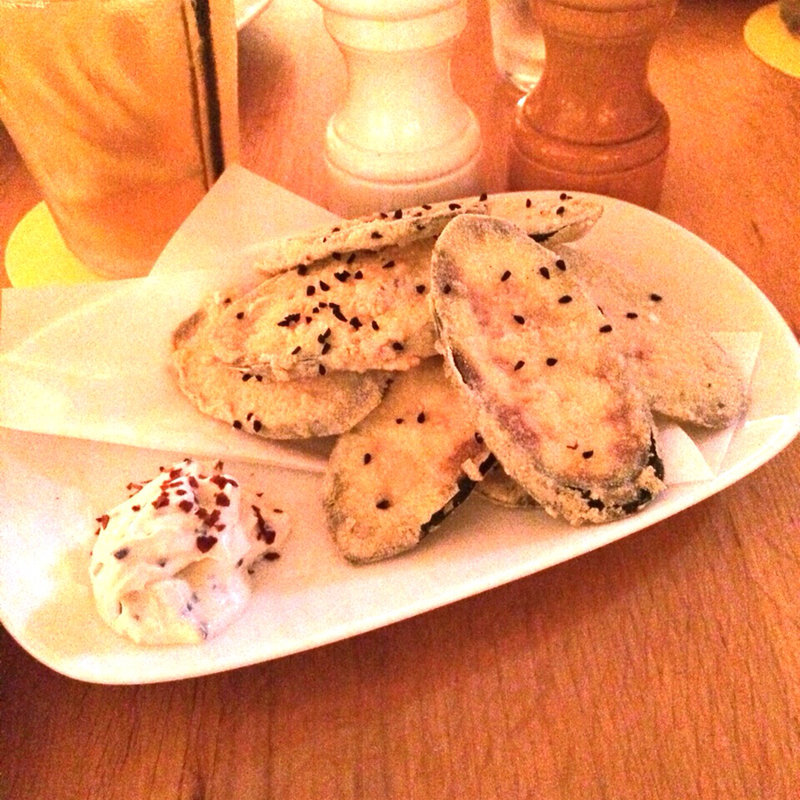 ズッキーニフライ w/ ヨーグルトソース(bills 表参道)