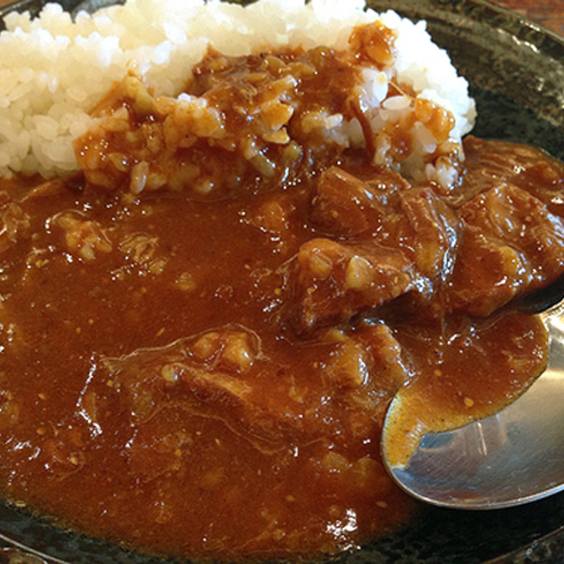 牛スジトマトカレー(北海酒場 静内)