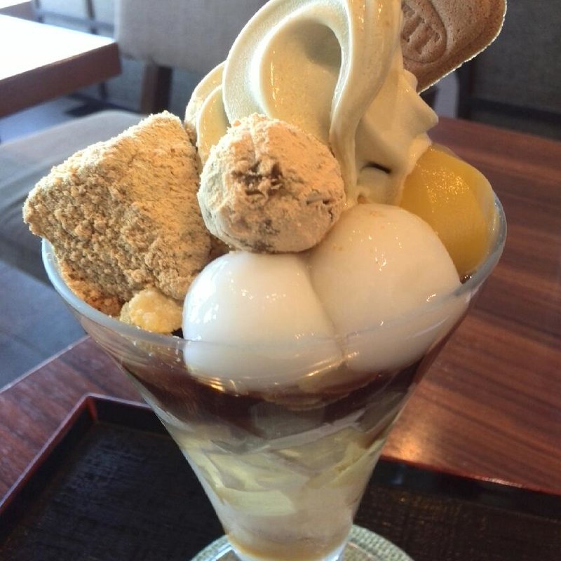 きなこパフェ(文の助茶屋新横浜店)