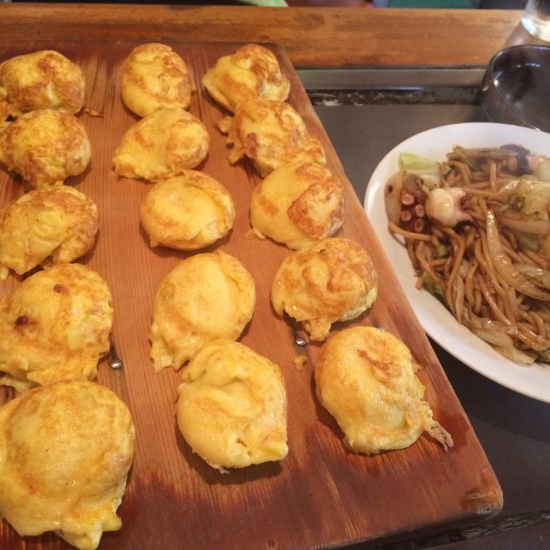 タコそば(玉子焼 てんしん)