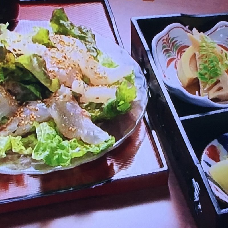 松花堂と鯛のカルパッチョ(創作料理 結城)