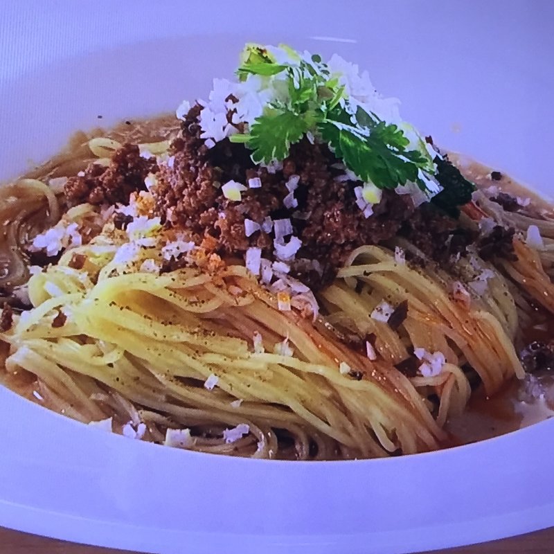 汁なし担々麺(中国料理 菜格 )