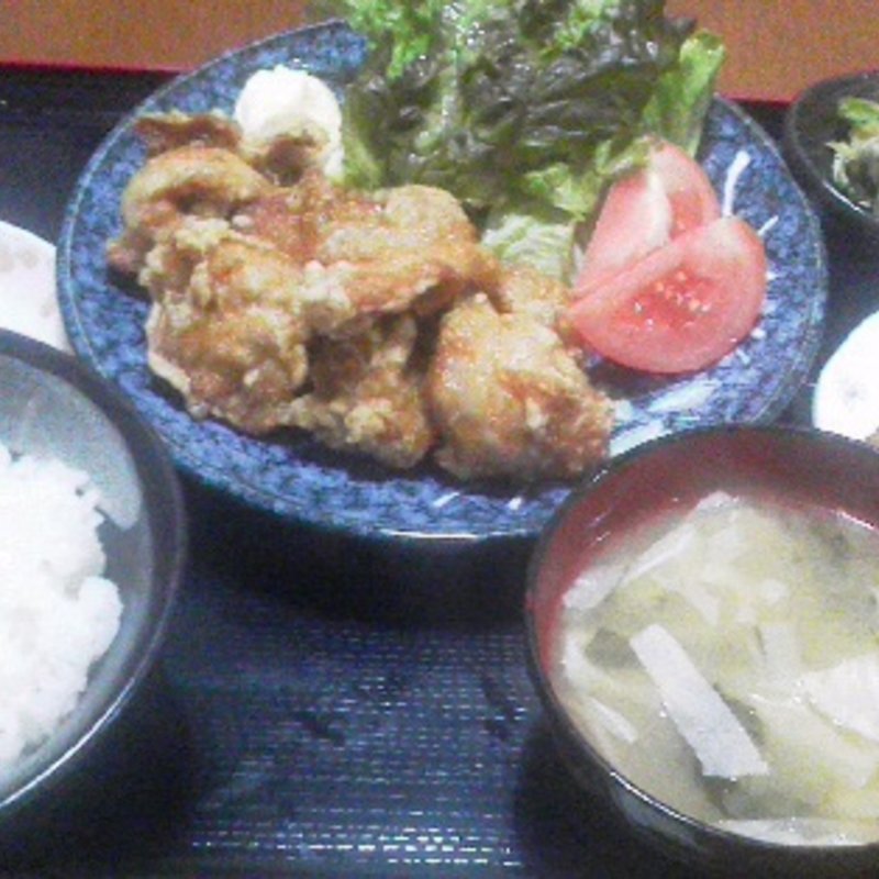 から揚げ定食(かまどのご飯　喜乃国屋)