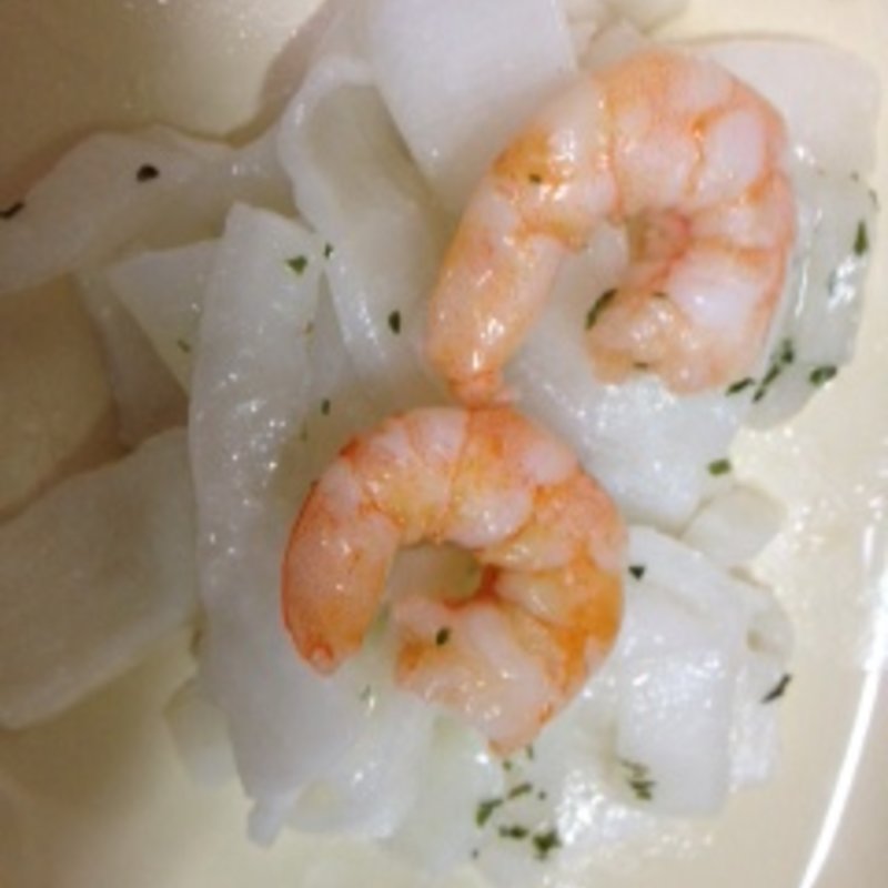 イカとエビの大根サラダ(下野農園　東武栃木店)