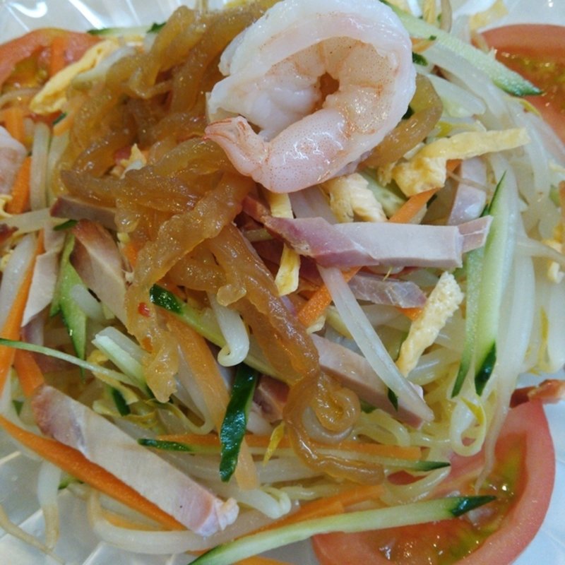 五目冷麺(梅蘭 あべのキューズモール店)