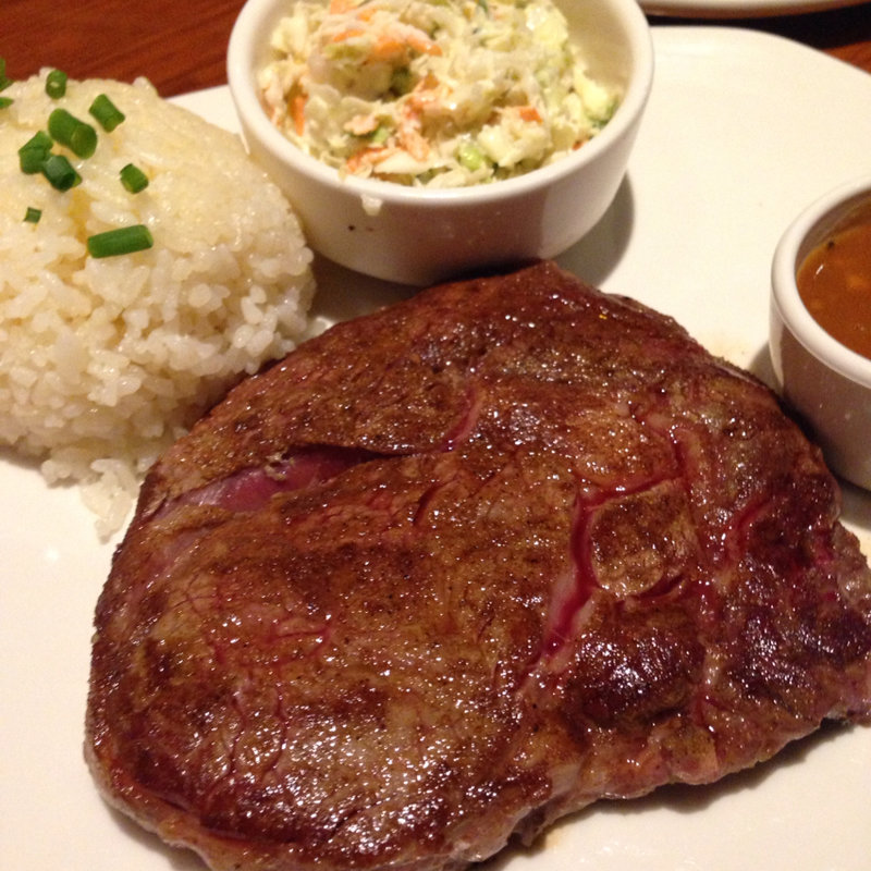 リブアイステーキ(アウトバックスステーキ)
