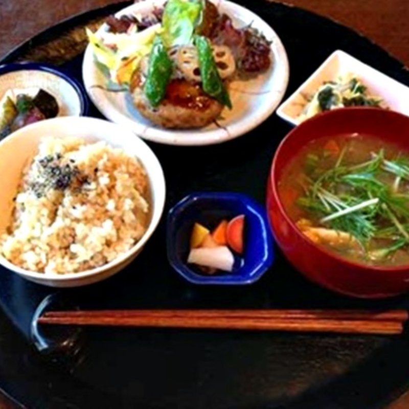 れんこんバーグ定食(米の子 )