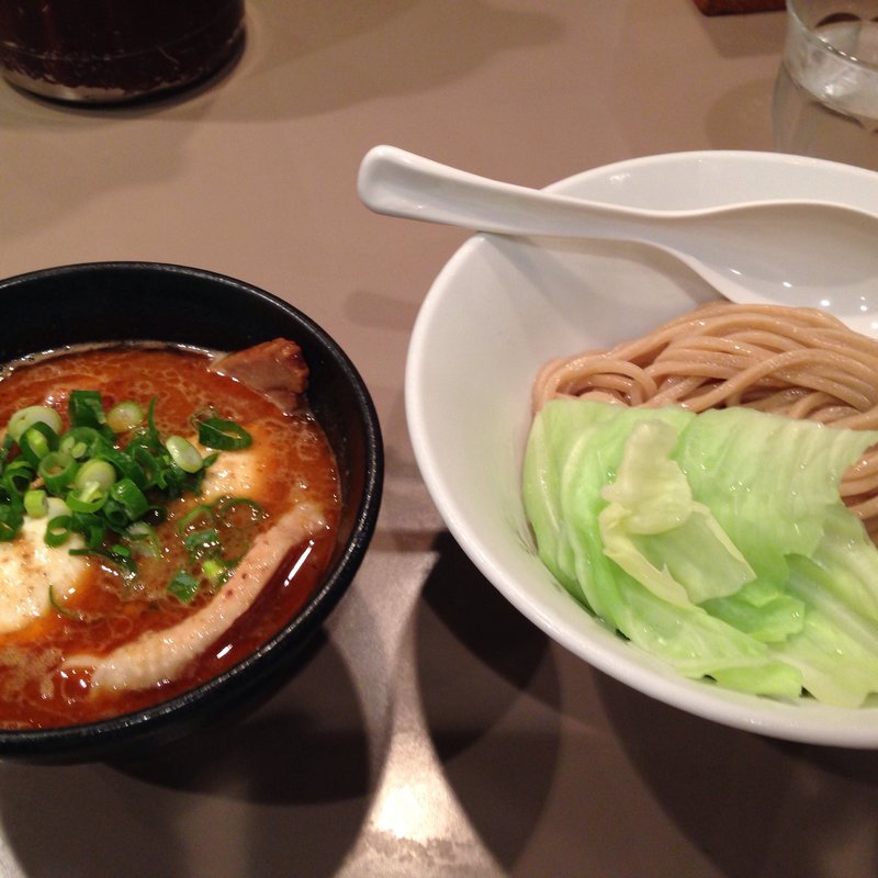 海老つけ麺全部入り(つけ麺 五ノ神製作所 新宿店)