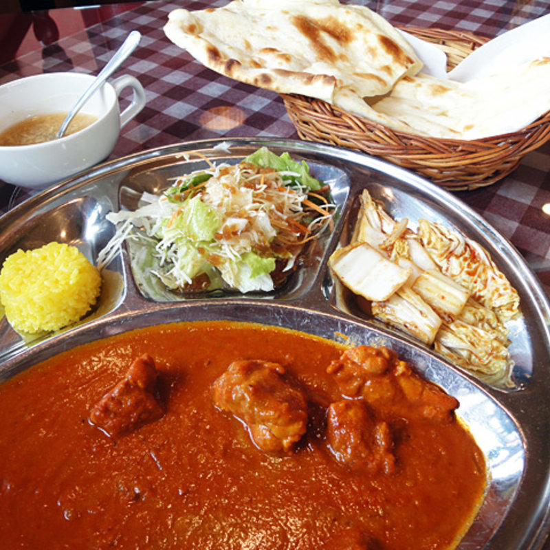 カレーナンセット(カフェ・カリー・クラウン)