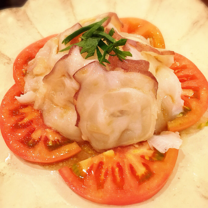 タコのカルパッチョ(The Dubliners Irish Pub 池袋店)