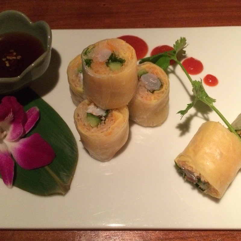 ゴイクォン・ウダン（海老の生春巻き）(バリラックス ザ ガーデン 梅田 （BALILax Marubiru Garden Cafe）)