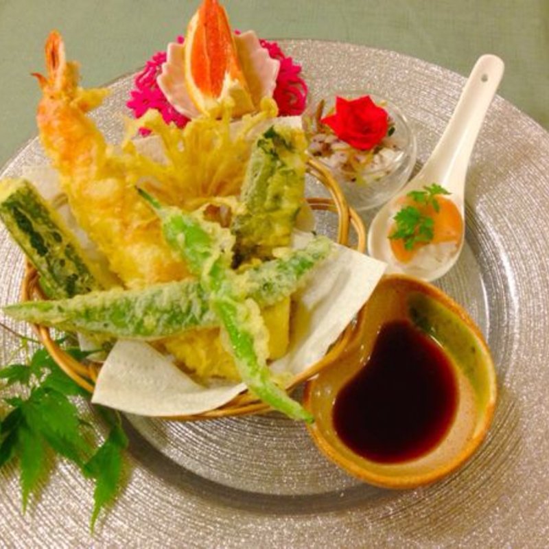 有機野菜と自家製豆腐の揚げ物(天空レストラン　カフェワインバー　グリーンテラス)