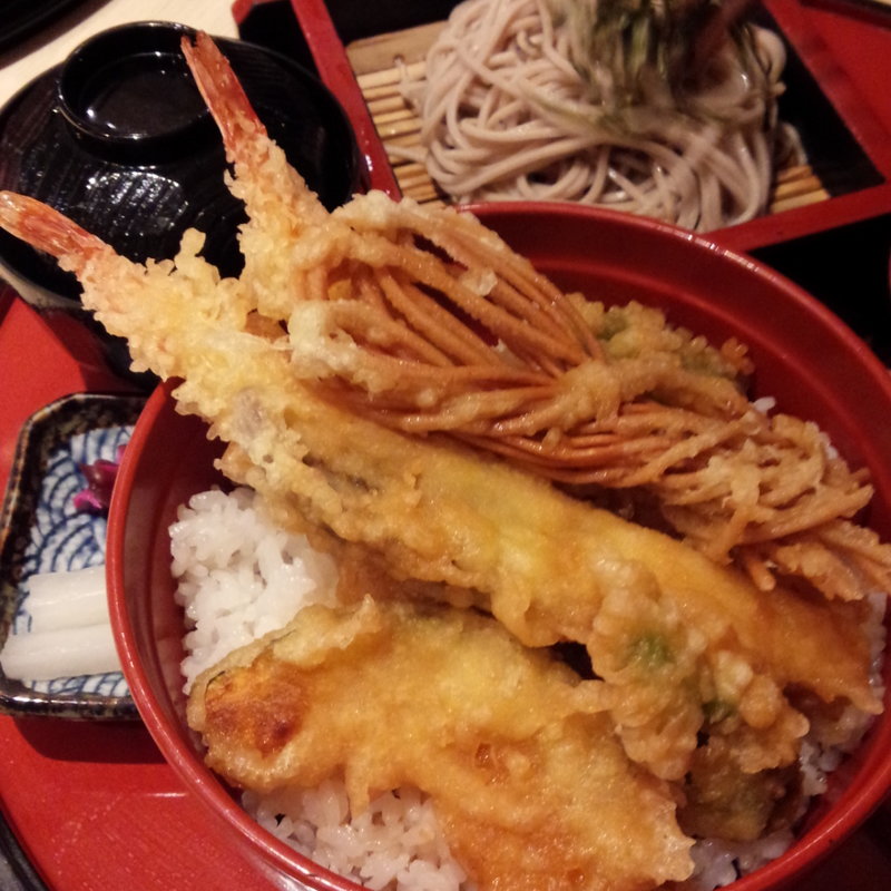 天ざるセット(流石庵 )