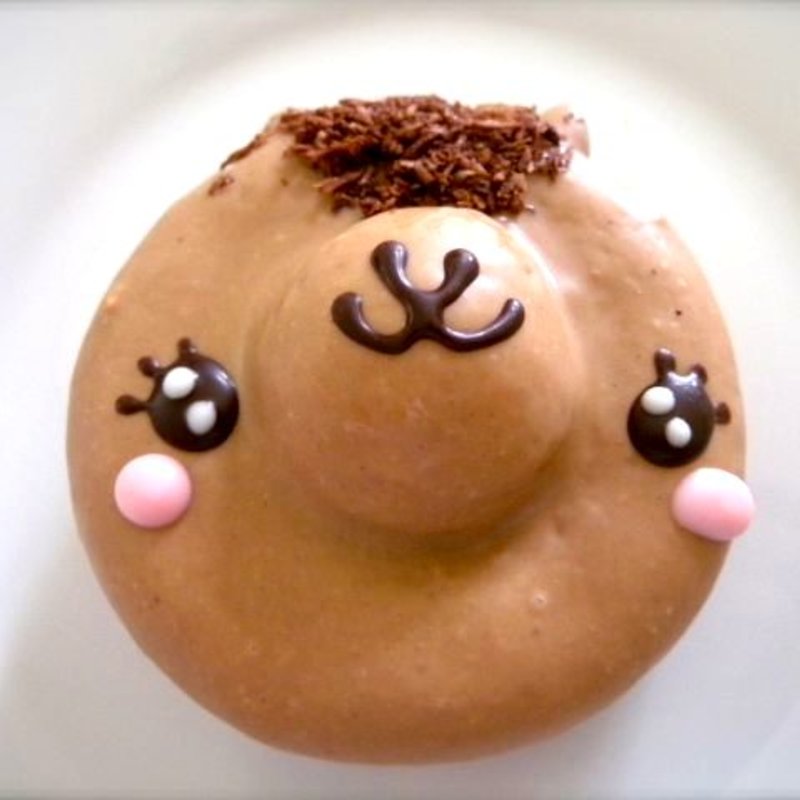 茶アルパカ(イクミママのどうぶつドーナツ)