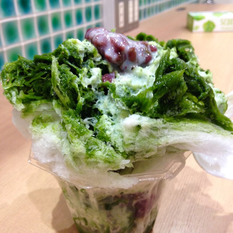 抹茶シロップ全部のせ(あずきや安堂 キラリナ店)