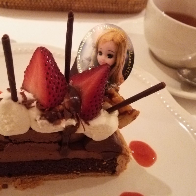 いちごと生チョコレートのタルト(ラ・メゾン アンソレイユターブル ルミネ池袋店)