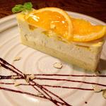 オレンジとごまの浮島チーズ