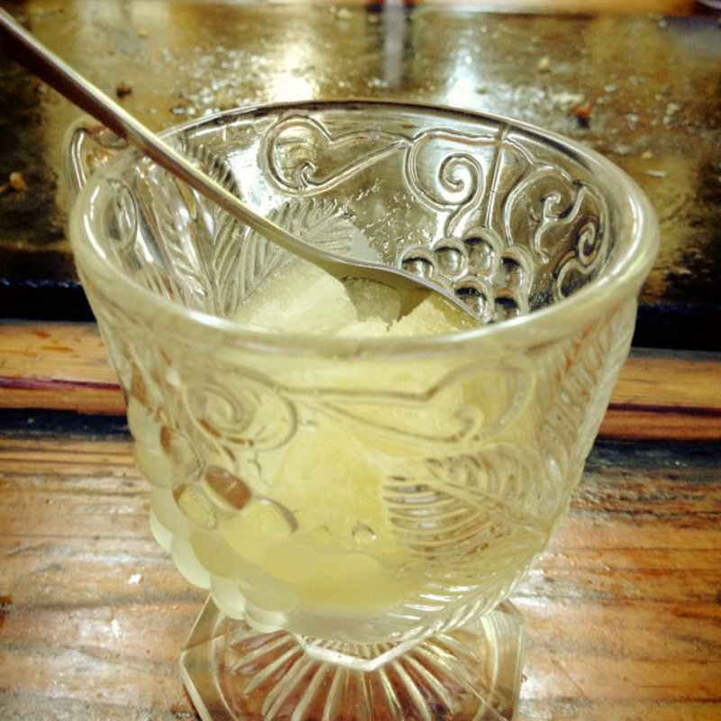 ゆずシャーベット(やきもきや )