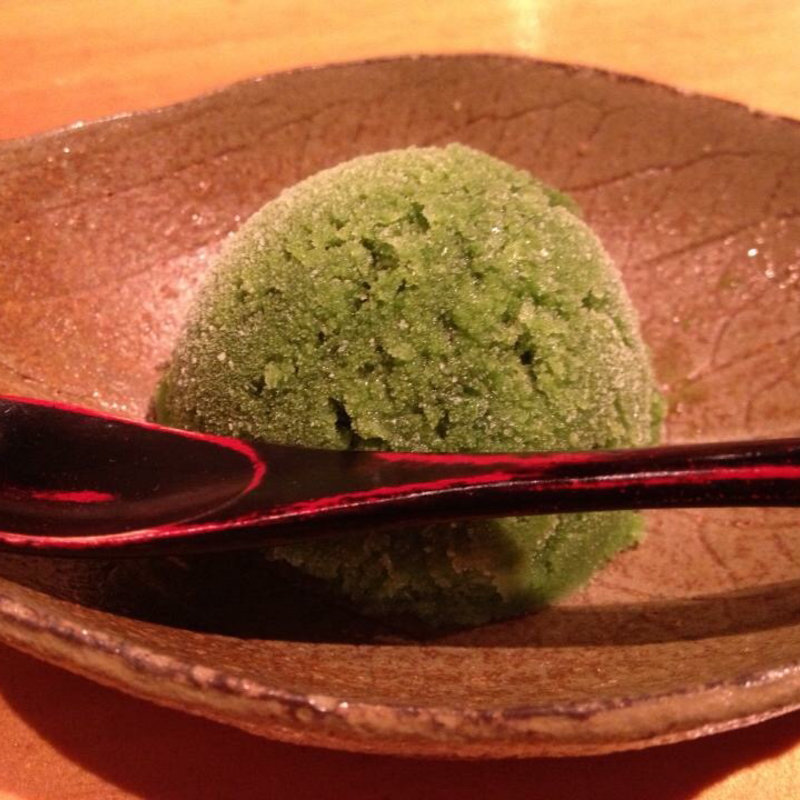 抹茶のシャーベット(やす江)