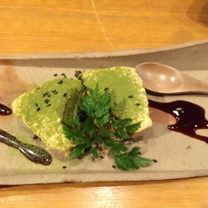 抹茶と黒ごまのティラミス(紀州のしずく)