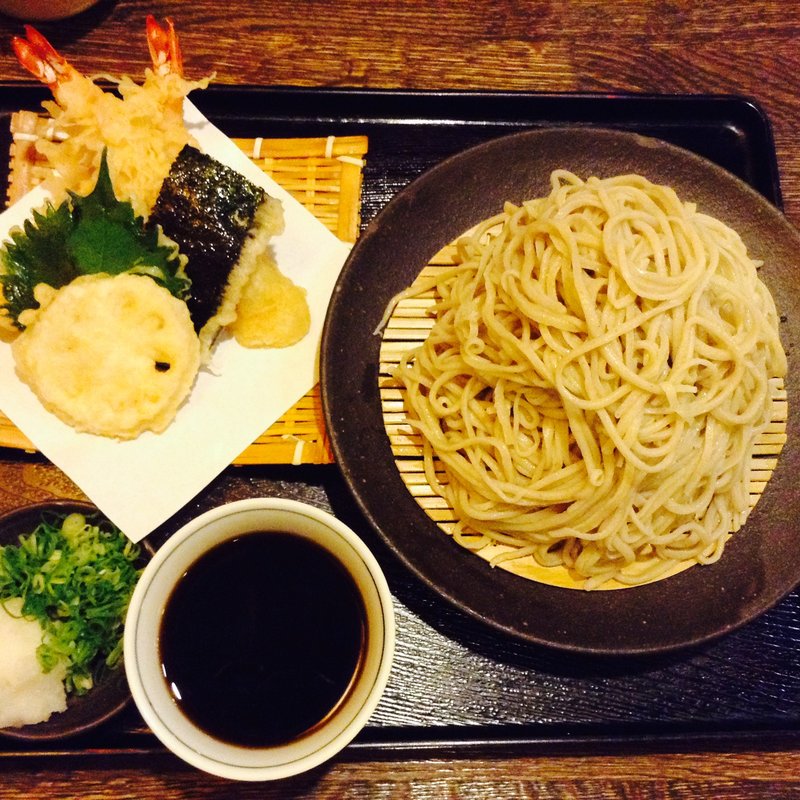 天婦羅セイロ(蕎麦切塩釜)