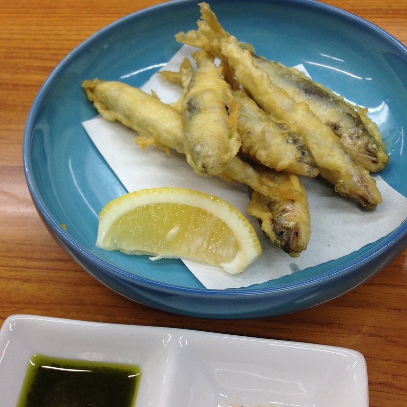 稚鮎の天婦羅(高田屋旭店一色屋)